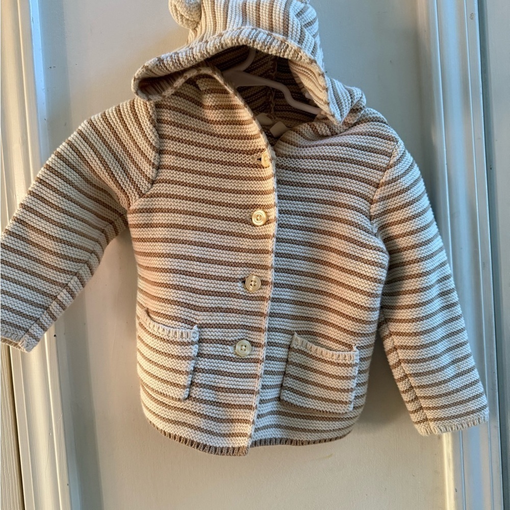 Baby Gap Striped Hooded Cardigan